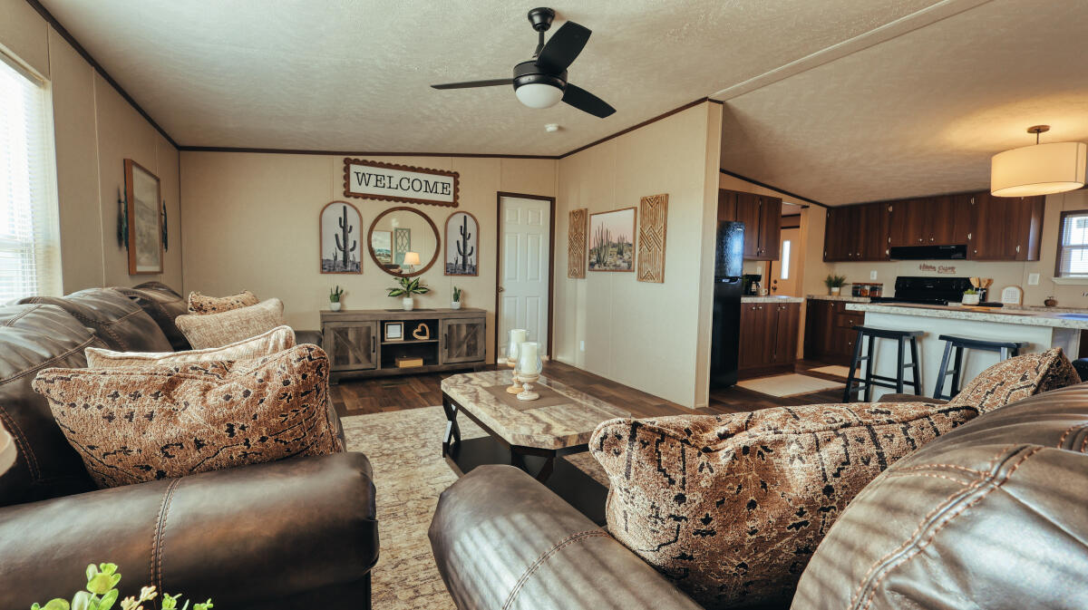 508 Sage Road Tahoka, TX 79373 - Photo 5 of 32 a living room with furniture and kitchen view