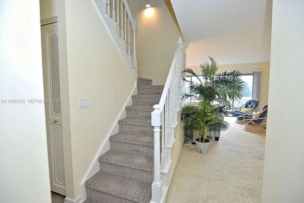 a view of entryway and hall