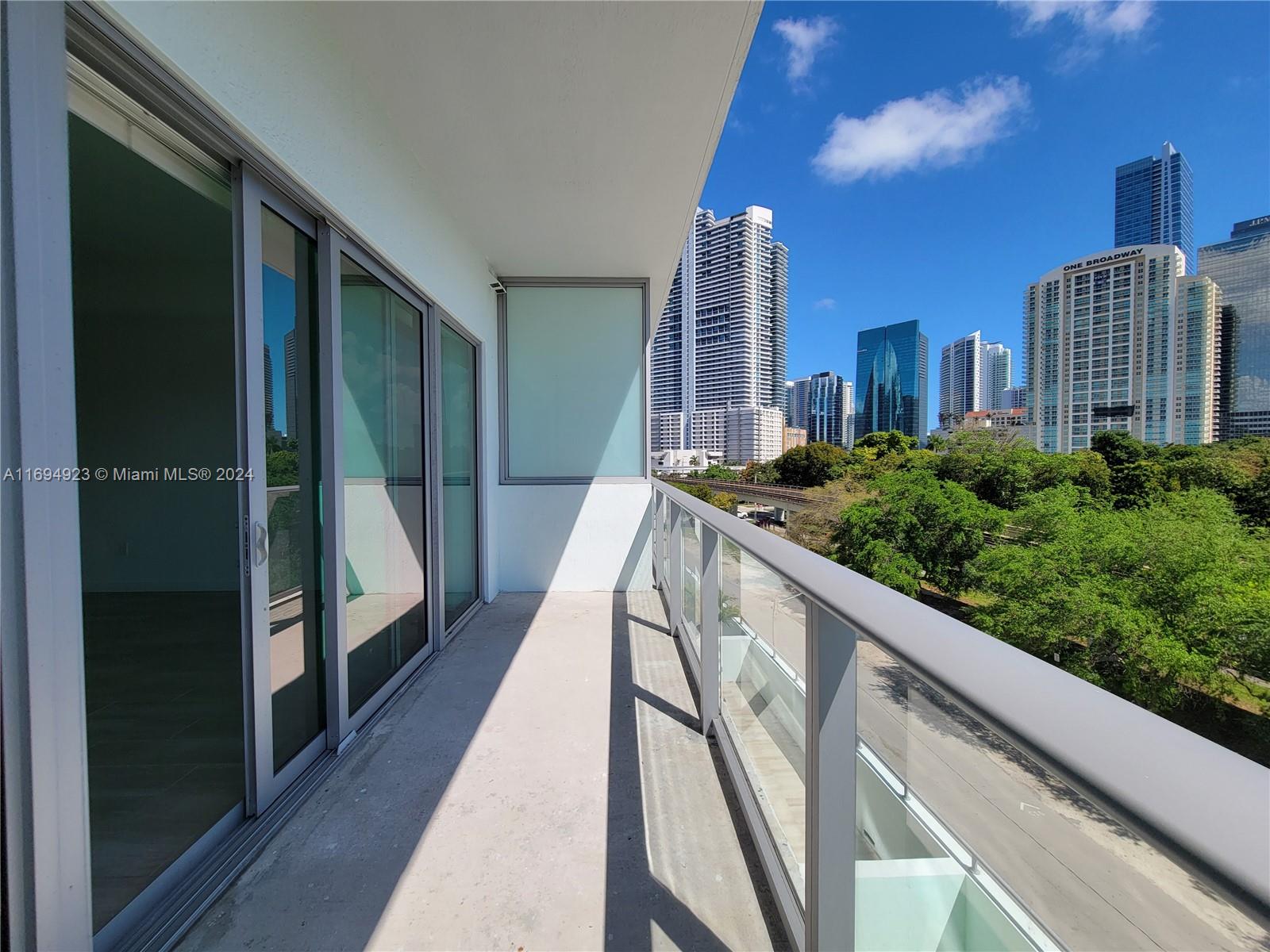 1600 Southwest 1st Avenue, Unit 411 Miami, FL 33129 - Photo 11 of 15 a view of balcony with city view