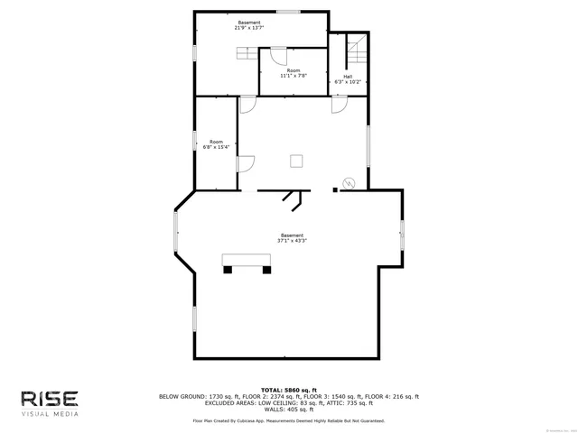 a picture of a room with a white wall and a large window