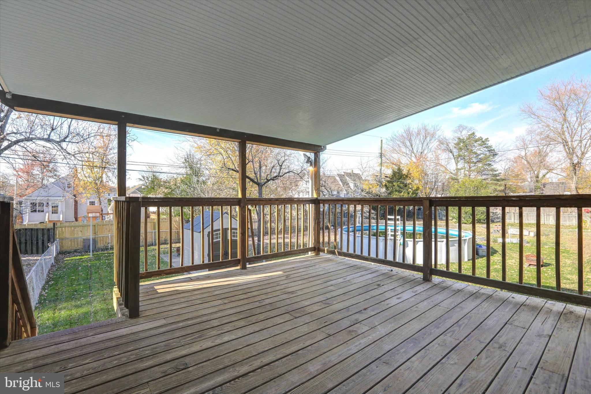 3111 Willoughby Road Baltimore, MD 21234 - Photo 17 of 45 a view of a balcony with wooden floor