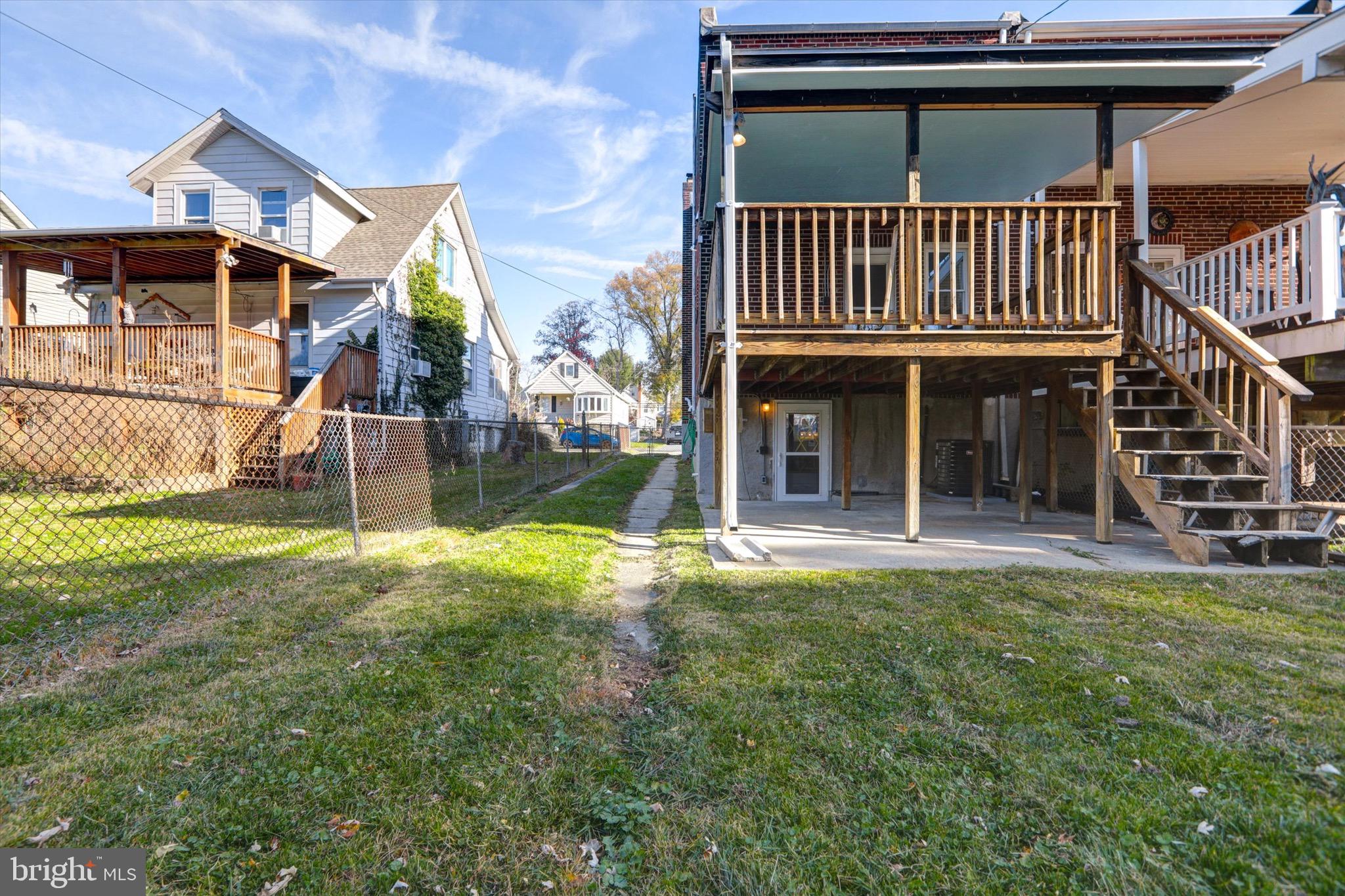 3111 Willoughby Road Baltimore, MD 21234 - Photo 44 of 45 a view of a house with a yard and sitting area