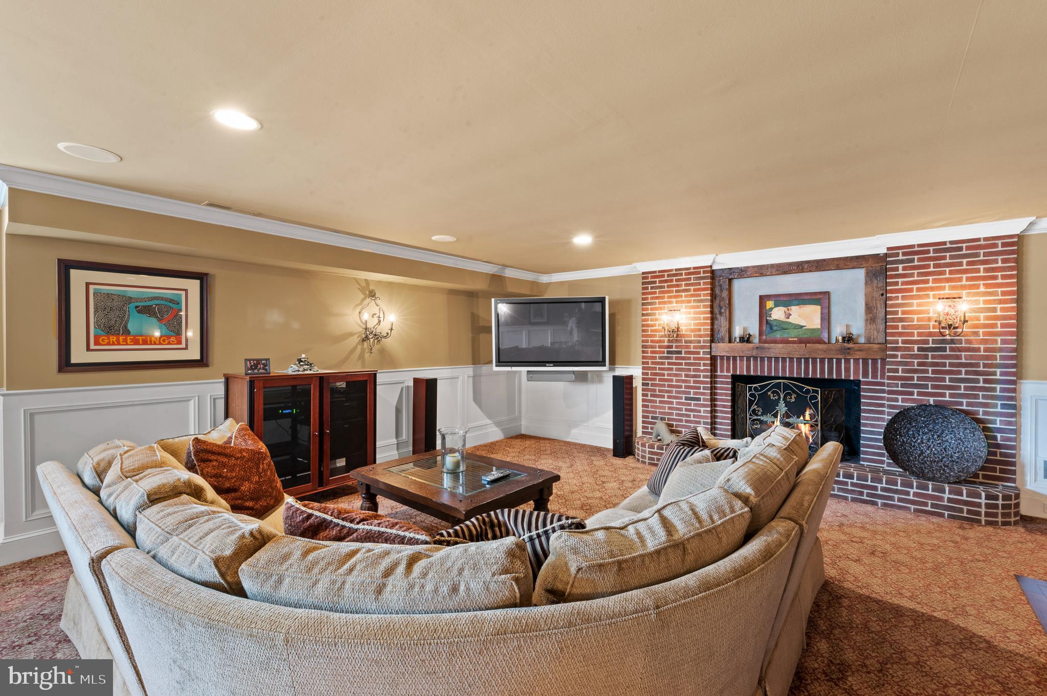 335 Boot Road Malvern, PA 19355 - Photo 48 of 65 a living room with fireplace furniture and a large window