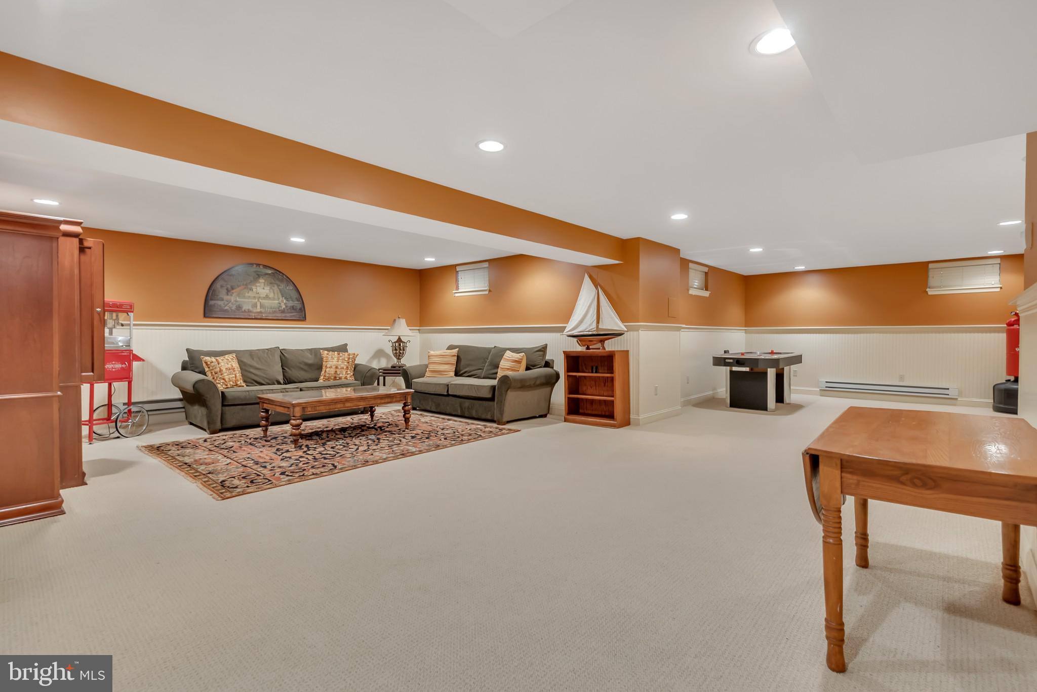 804 Dresher Way Wayne, PA 19087 - Photo 26 of 29 Finished lower level with bead board