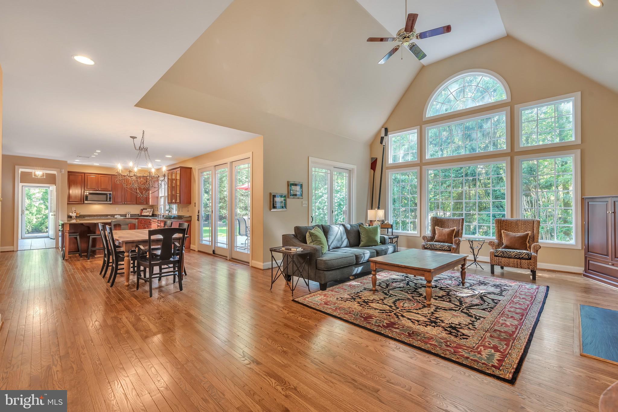 804 Dresher Way Wayne, PA 19087 - Photo 9 of 29 Cathedral ceiling in great room; wall of windows!