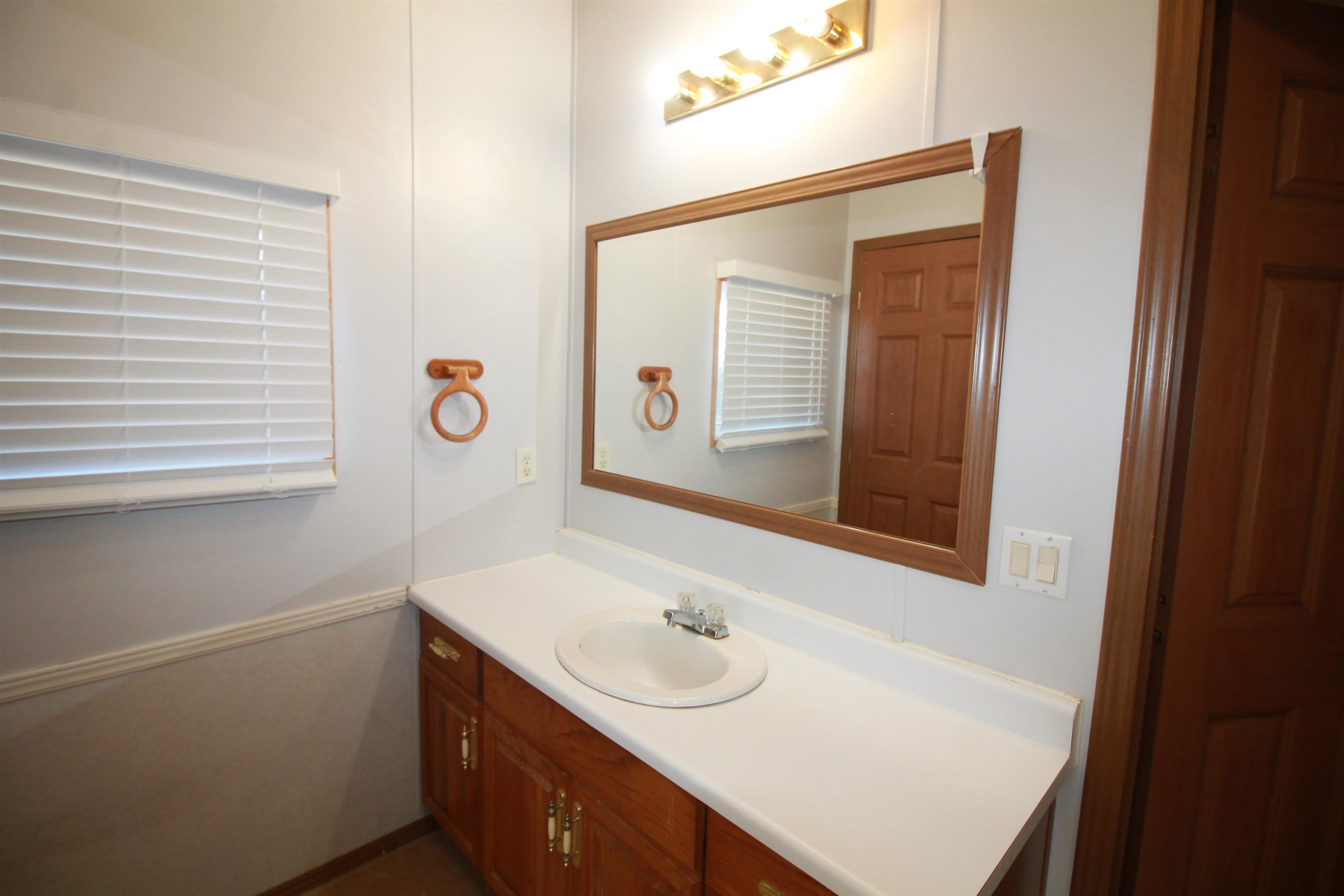 1709 Sanford Road Covington, TN 38019 - Photo 12 of 20 a bathroom with a sink and a mirror