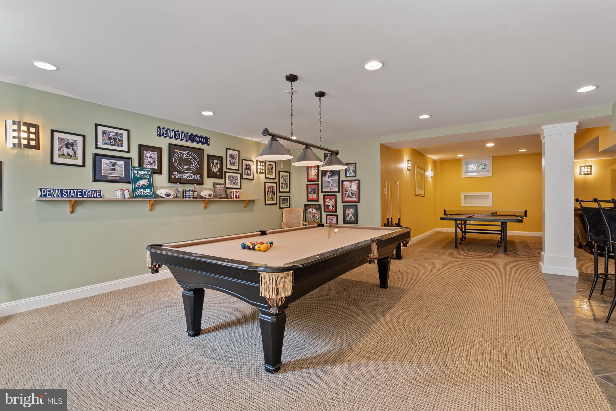 100 East Holland Road Holland, PA 18966 - Photo 34 of 63 a room with furniture pool table and windows
