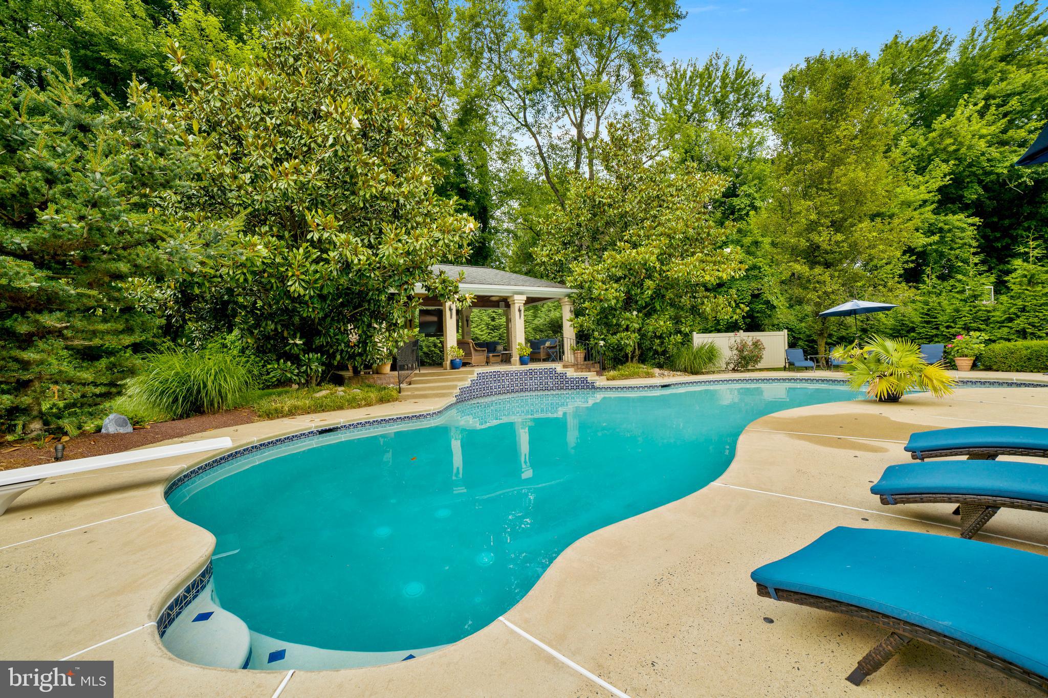 100 East Holland Road Holland, PA 18966 - Photo 43 of 63 a view of a swimming pool with a patio