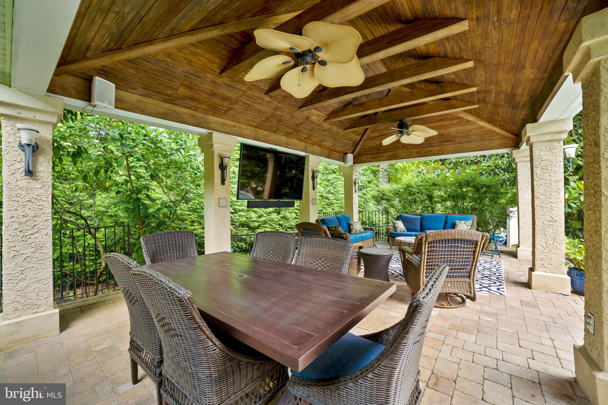 100 East Holland Road Holland, PA 18966 - Photo 44 of 63 a outdoor dining space with furniture and garden view