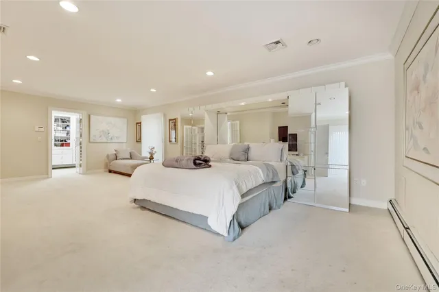 a bathroom with a granite countertop sink a shower and a mirror