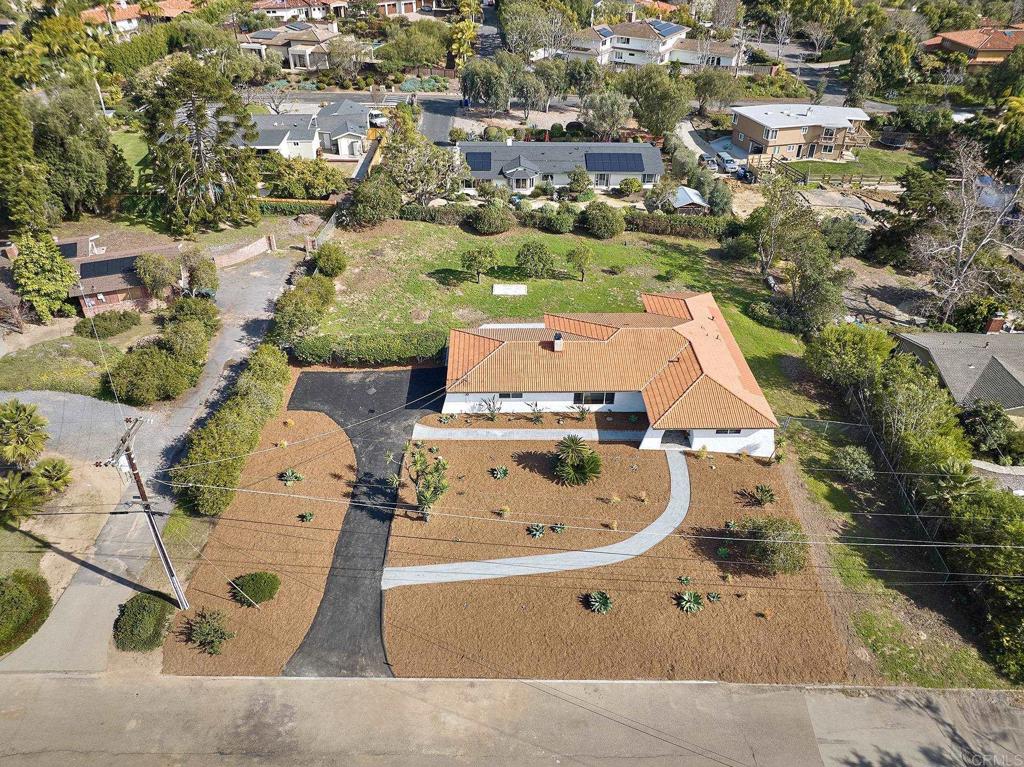 341 Cole Ranch Road Encinitas, CA 92024 - Photo 13 of 44 an aerial view of a house with a swimming pool