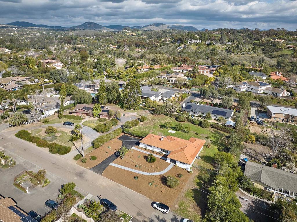 341 Cole Ranch Road Encinitas, CA 92024 - Photo 38 of 44 an aerial view of a house with a yard