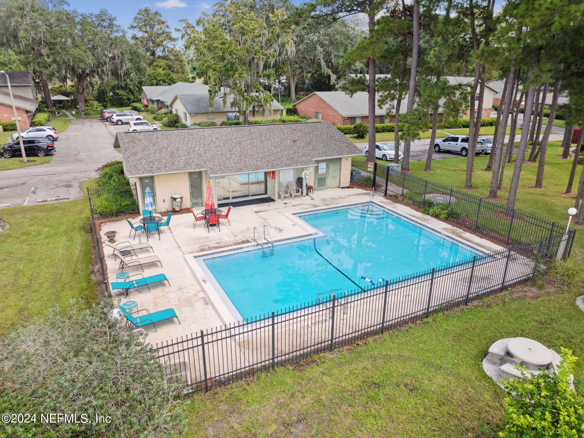1213 The Grove Road Orange Park, FL 32073 - Photo 5 of 40 an aerial view of a house having swimming pool garden and patio
