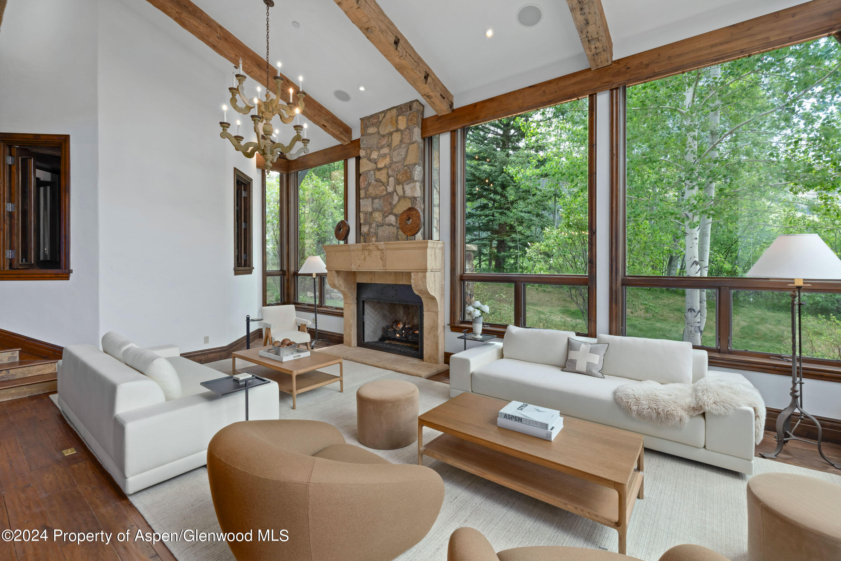 189 McSkimming Road Aspen, CO 81611 - Photo 3 of 37 Natural Light in Living Room