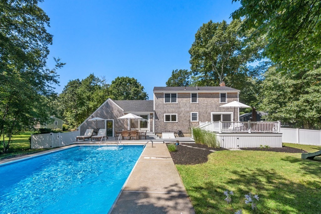14 Sassamon Road Scituate, MA 02066 - Photo 18 of 28 a front view of house with yard and green space