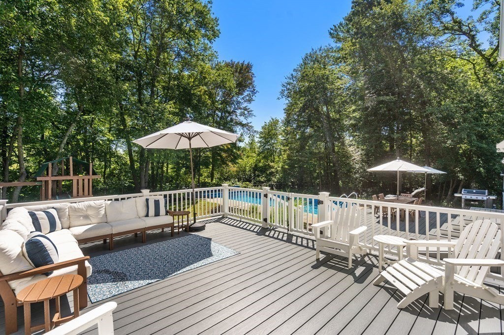 14 Sassamon Road Scituate, MA 02066 - Photo 21 of 28 a view of balcony with wooden floor and outdoor seating
