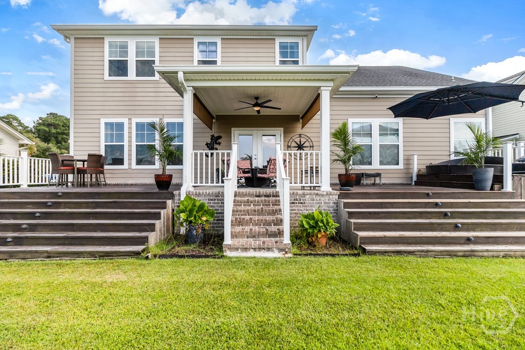 661 Wyndham Way Pooler, GA 31322 - Photo 42 of 50 Dual Decks with Covered Patio
