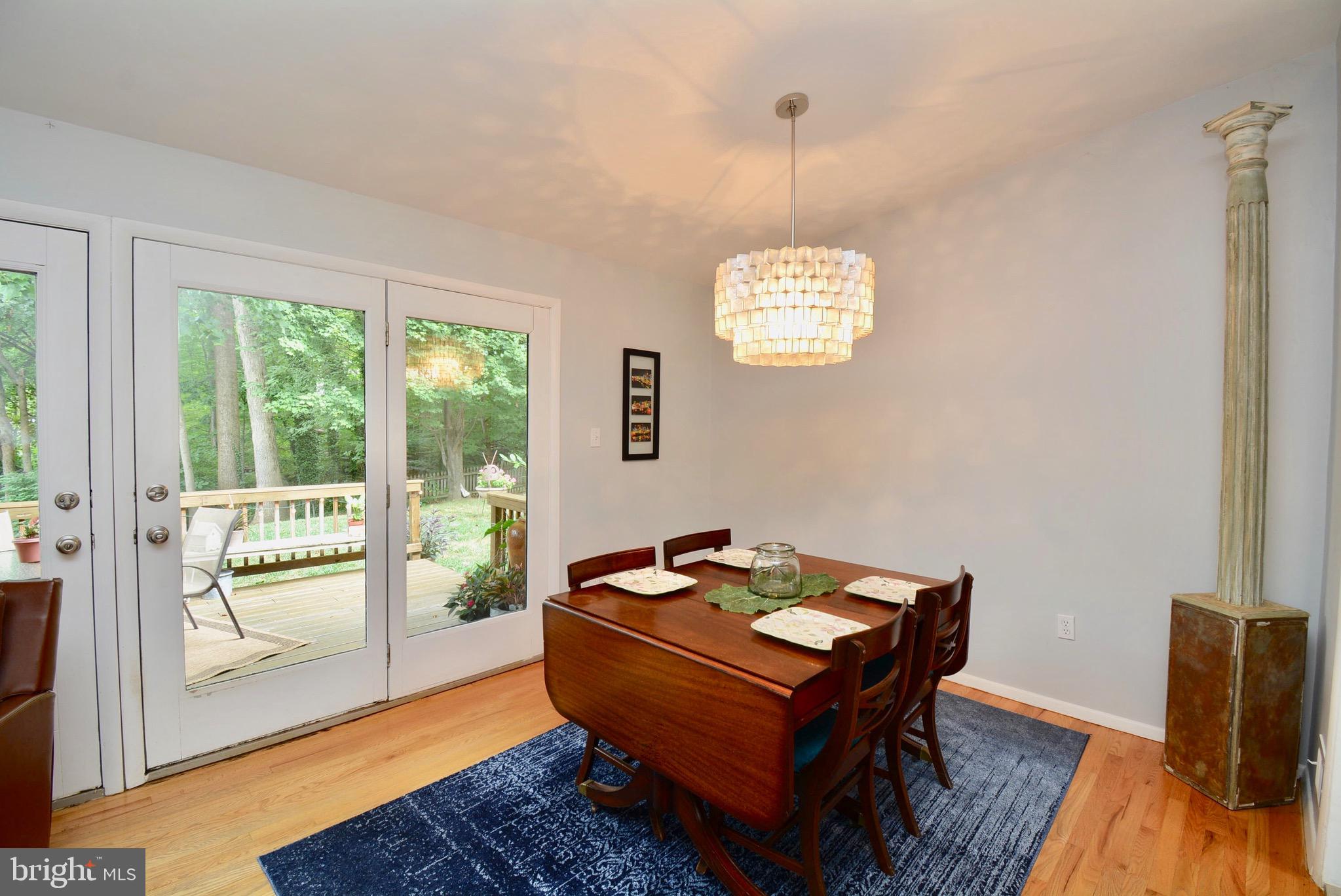 6330 Alberta Street Springfield, VA 22152 - Photo 23 of 50 Dining room with French doors to deck