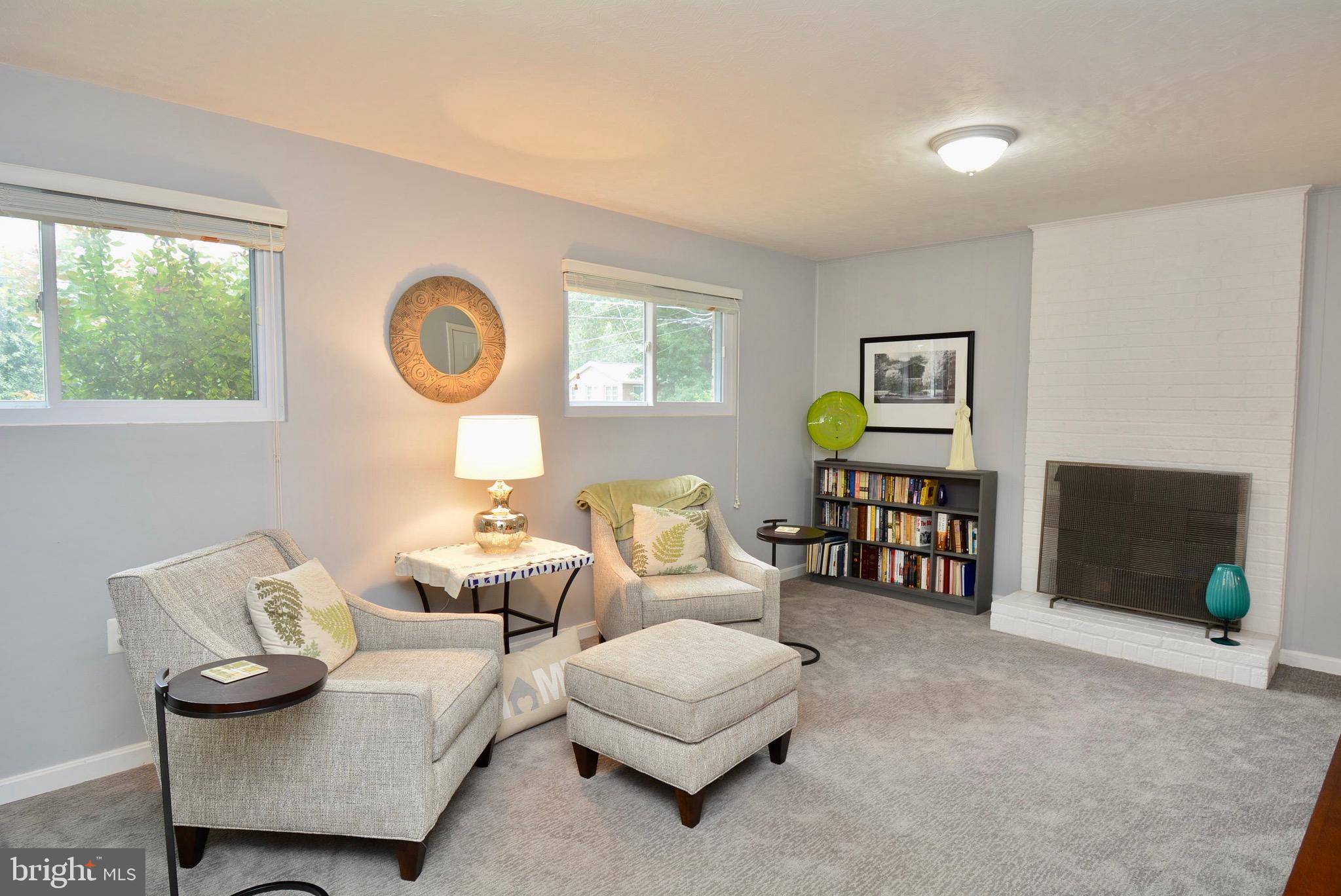 6330 Alberta Street Springfield, VA 22152 - Photo 36 of 50 Lower Level family room with large windows.