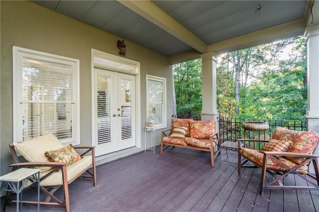 2819 Point Overlook Gainesville, GA 30501 - Photo 54 of 71 a outdoor living space with furniture and garden view