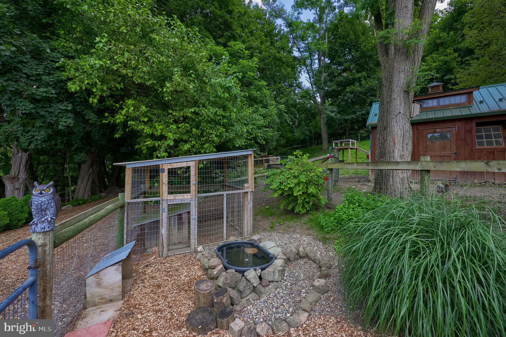 335 North Clay Road Lititz, PA 17543 - Photo 132 of 150 a view of a backyard with plants and large trees