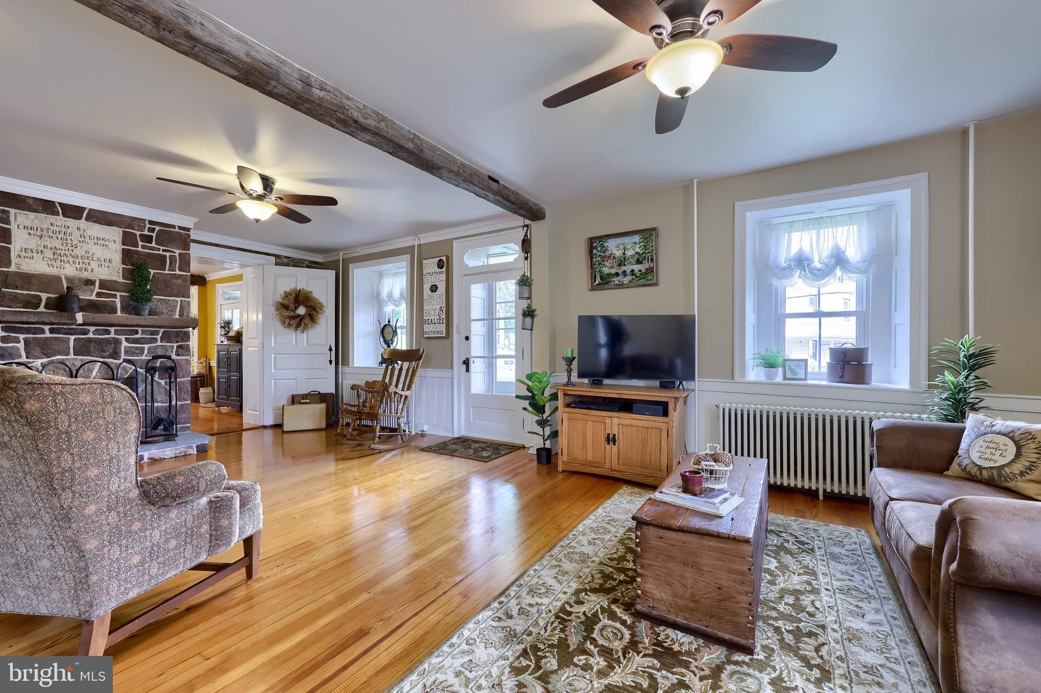335 North Clay Road Lititz, PA 17543 - Photo 43 of 150 a living room with furniture and a flat screen tv
