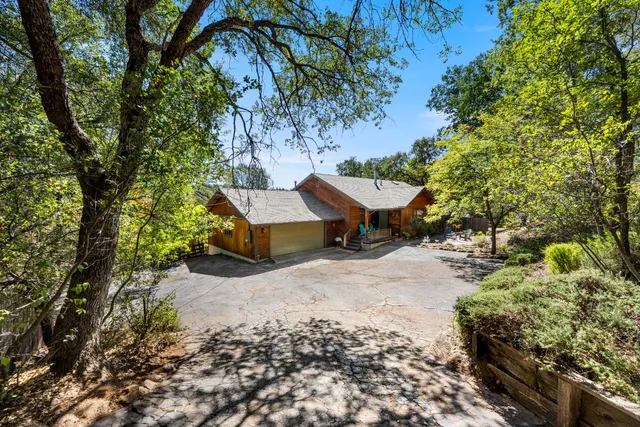 a view of a house with a patio