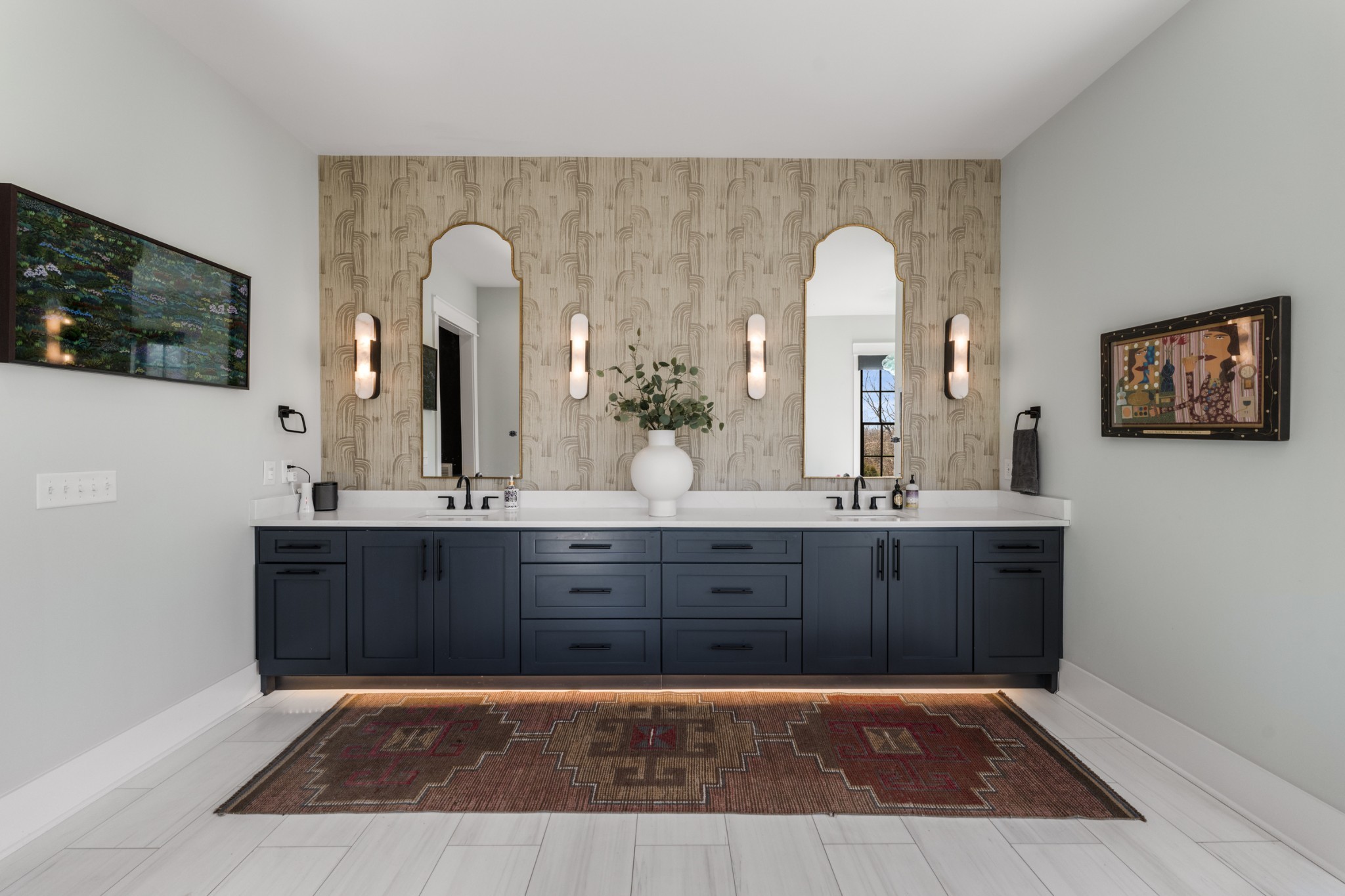 1770 Lockertsville Road Ashland City, TN 37015 - Photo 47 of 95 a spacious bathroom with a granite countertop sink a mirror and bathtub