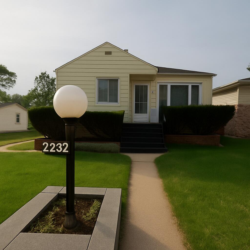 2232 Waite Street Gary, IN 46404 - Photo 1 of 3 a front view of a house with a yard