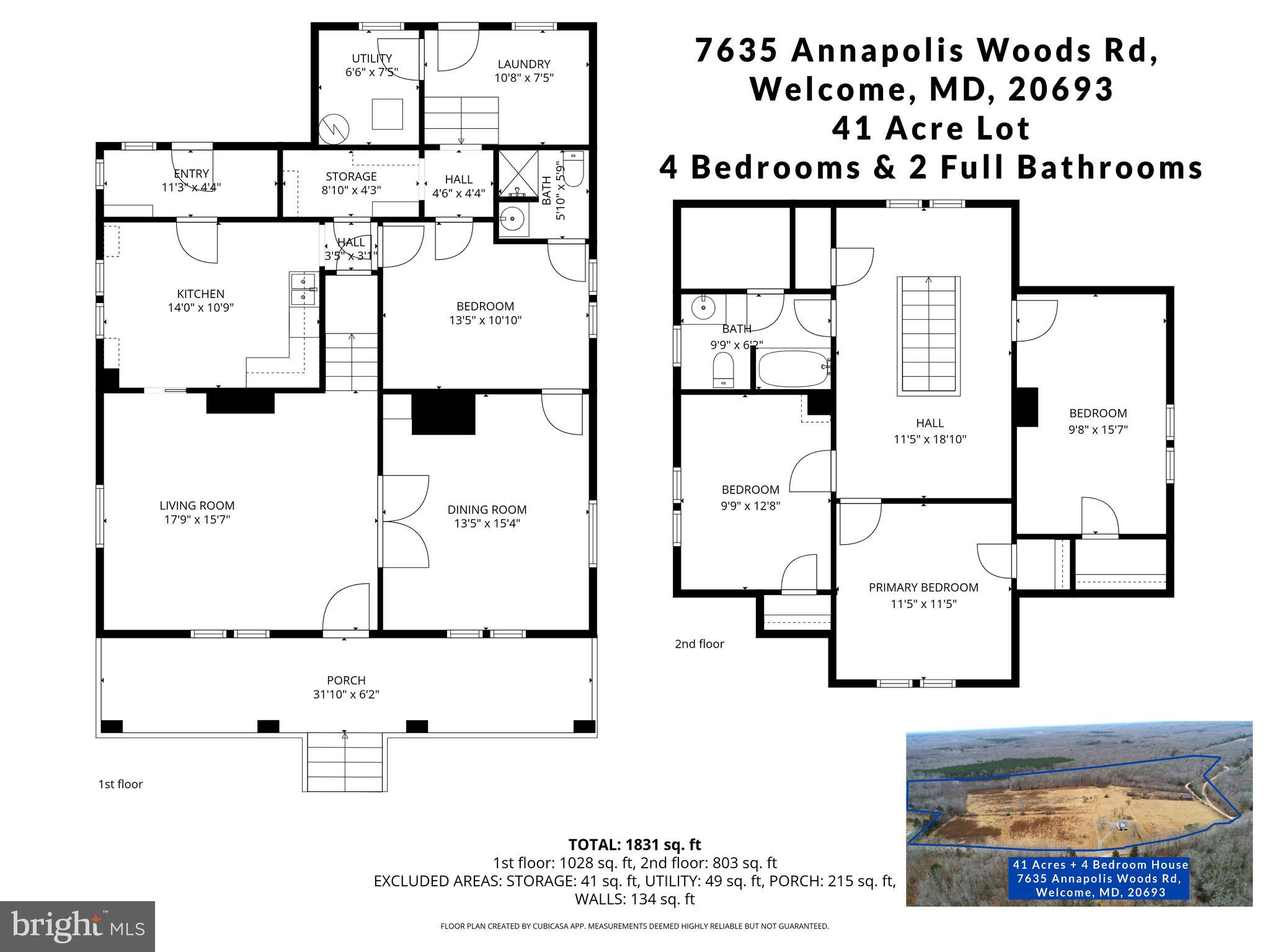 7635 Annapolis Woods Road Welcome, MD 20693 - Photo 46 of 47 Floorplan