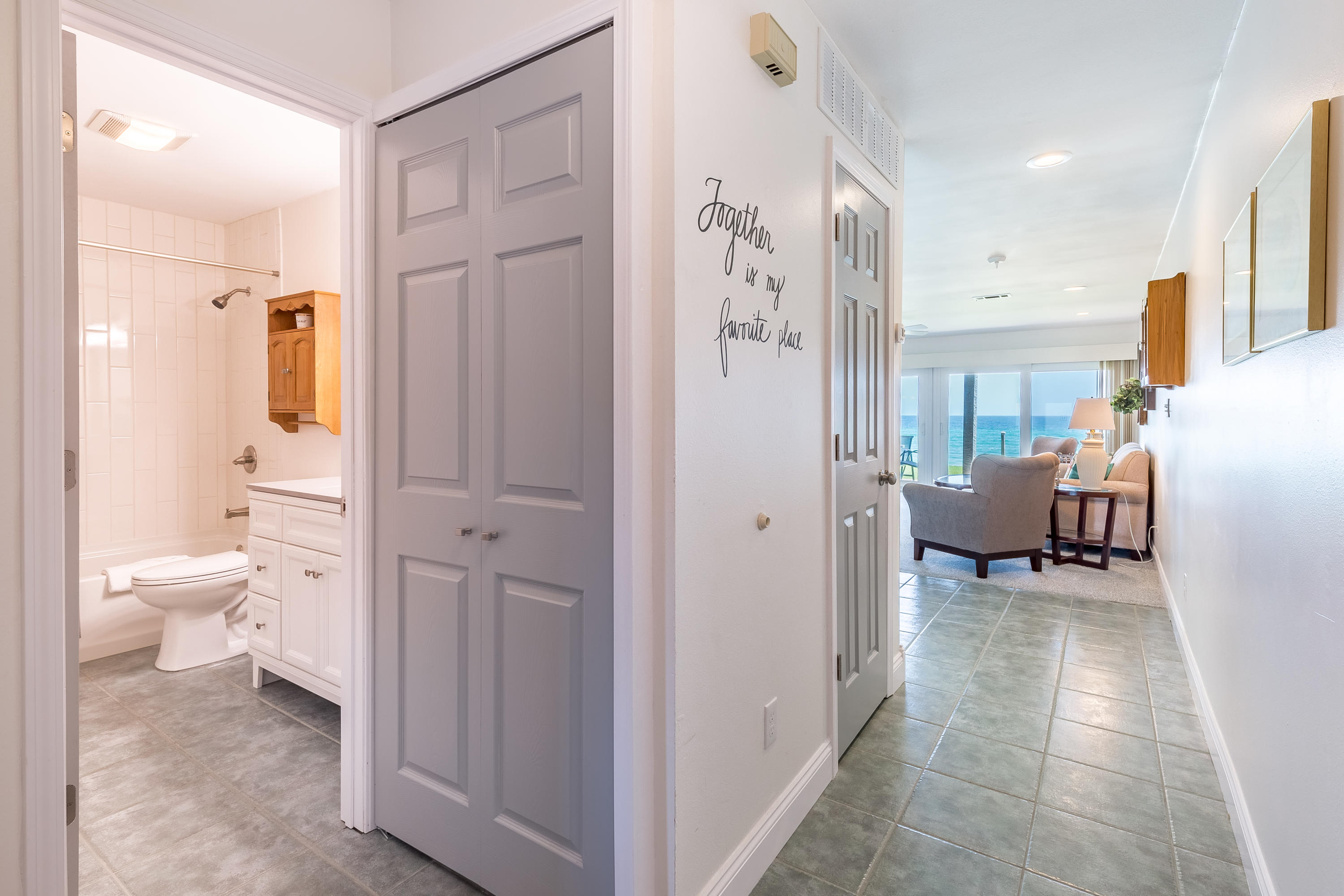 214 Blue Mountain Road, Unit 14 Santa Rosa Beach, FL 32459 - Photo 11 of 24 a spacious bathroom with a shower and a toilet