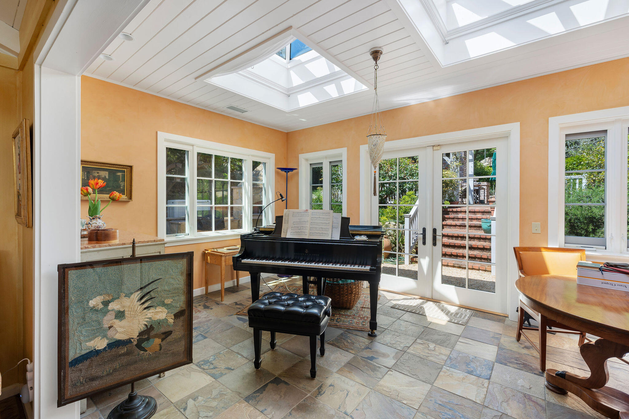 2868 East Valley Road Montecito, CA 93108 - Photo 13 of 34 a living room with furniture and a large window