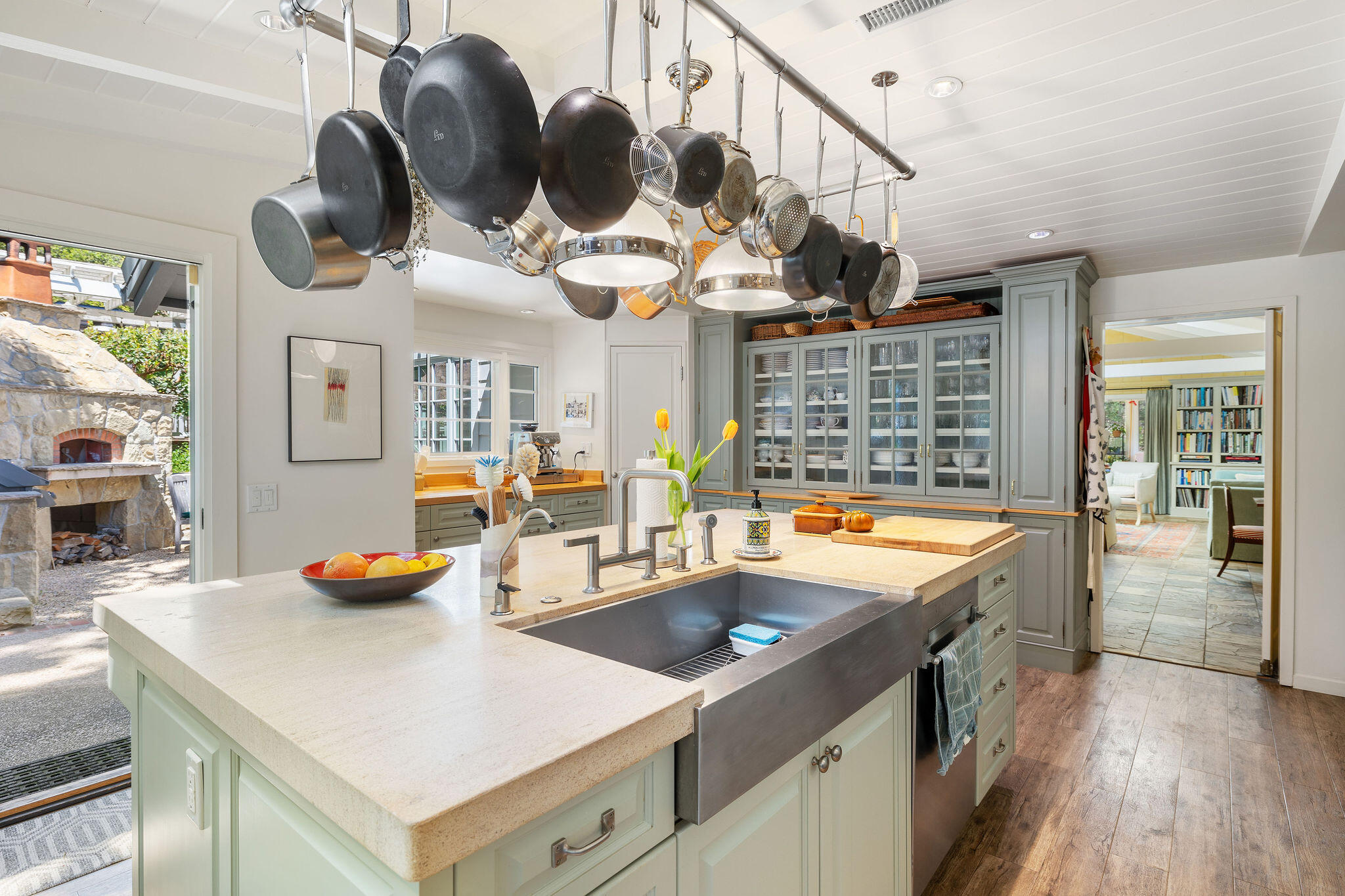 2868 East Valley Road Montecito, CA 93108 - Photo 15 of 34 a kitchen with lots of counter top space