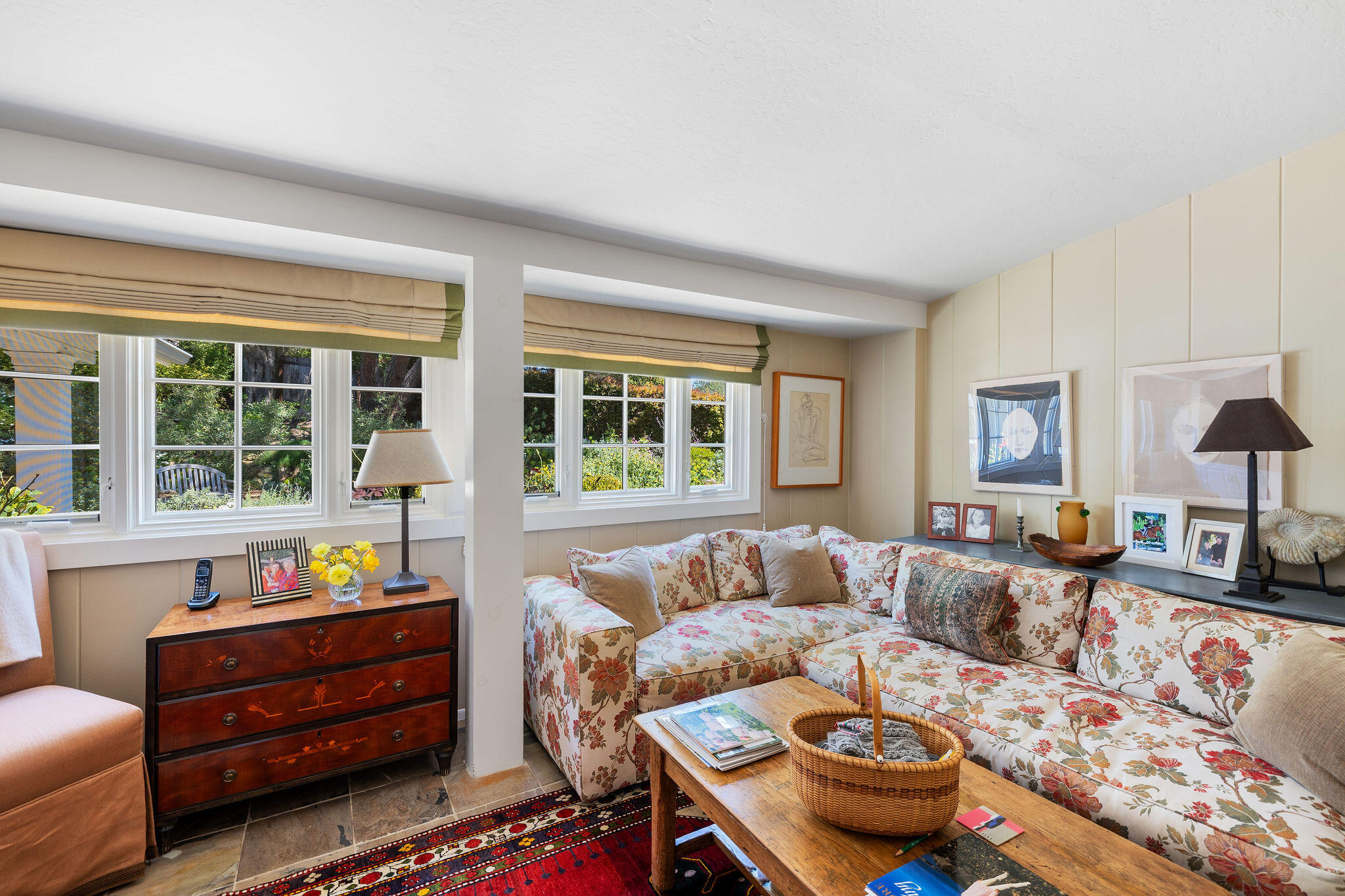 2868 East Valley Road Montecito, CA 93108 - Photo 17 of 34 a bedroom with furniture and a window
