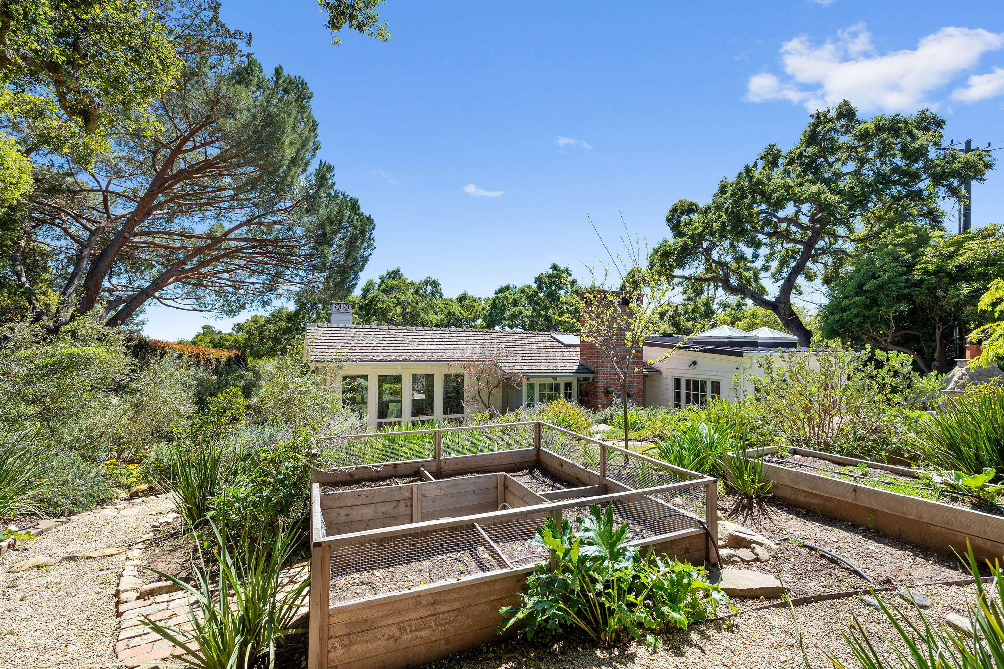 2868 East Valley Road Montecito, CA 93108 - Photo 30 of 34 a view of a house with a yard