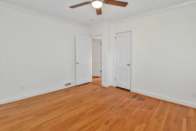 wooden floor in an empty room