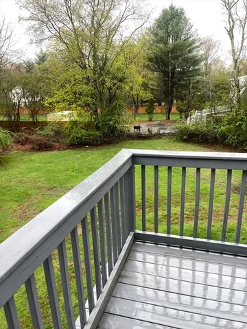 a house view with a seating space