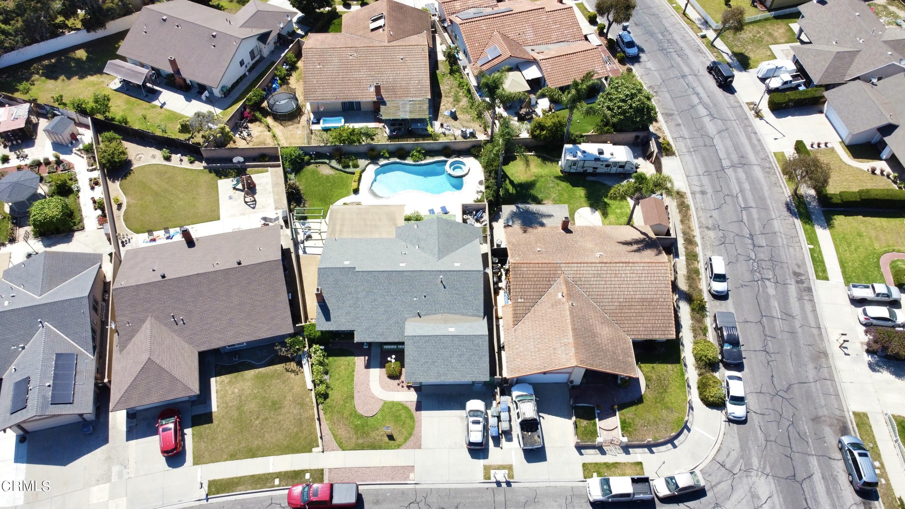 111 Bottlebrush Circle Oxnard, CA 93030 - Photo 42 of 44 an aerial view of residential houses with outdoor space