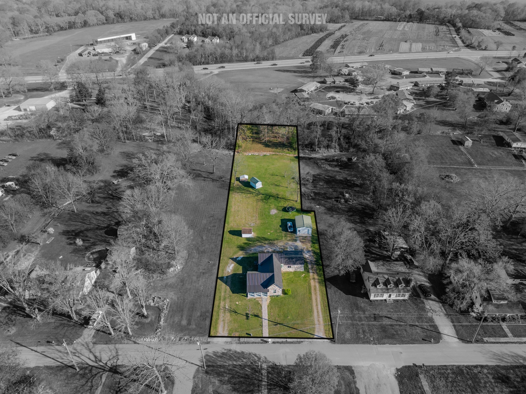 320 West King Street Morrison, TN 37357 - Photo 27 of 29 a aerial view of a yard