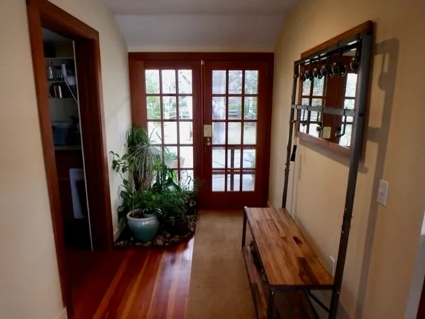 a view of a entryway