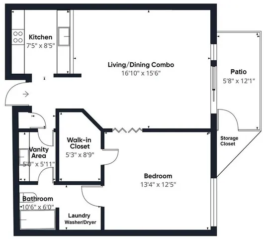 $54,950 | 2822 South Bartell Drive, Unit 3, Houston, TX 77054
