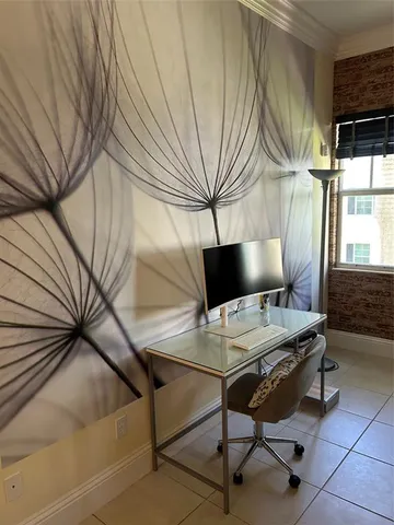a kitchen with counter top space and stainless steel appliances