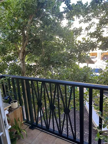 a view of balcony with outdoor space