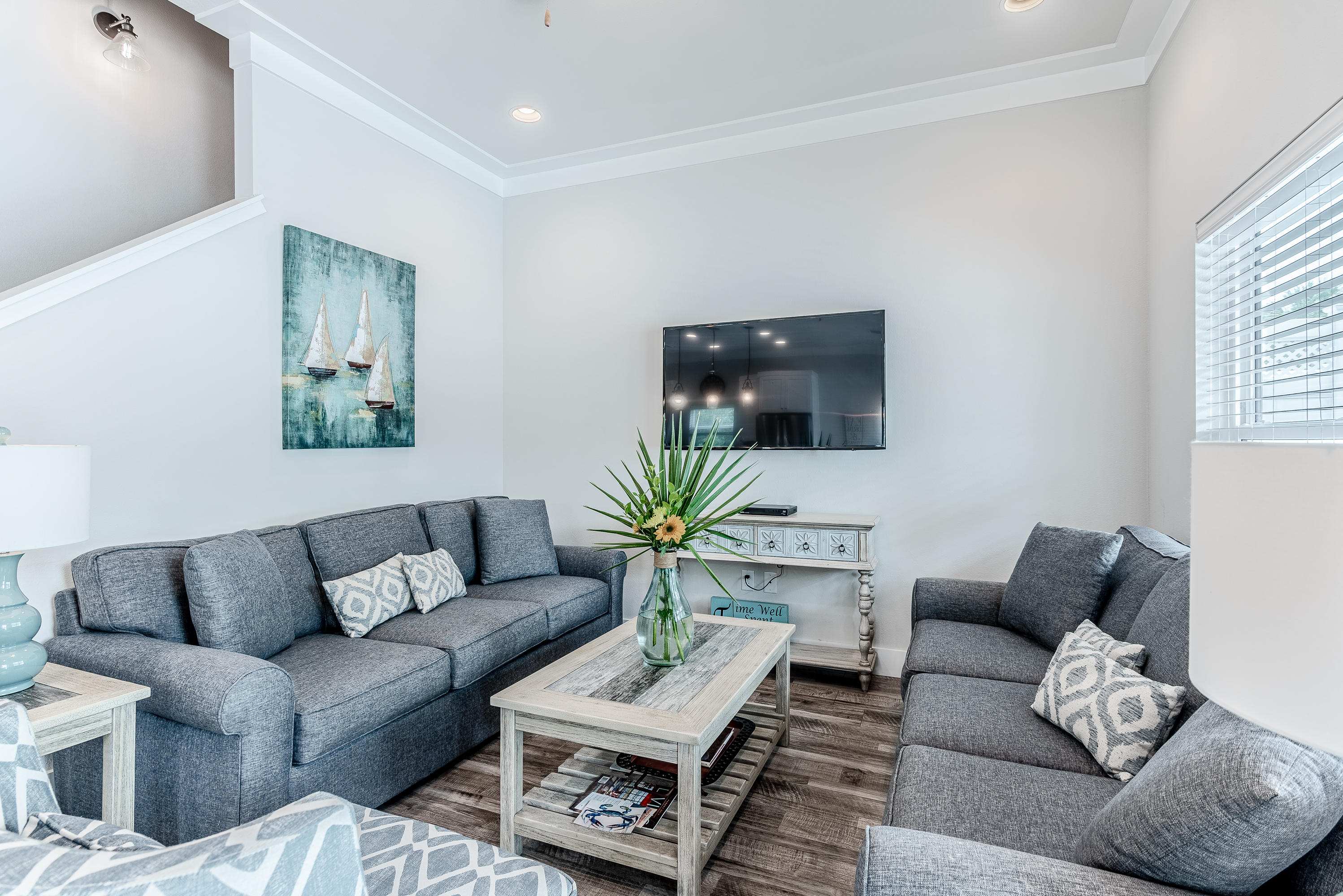 109 Santa Clara Street Santa Rosa Beach, FL 32459 - Photo 7 of 41 a living room with furniture and a rug