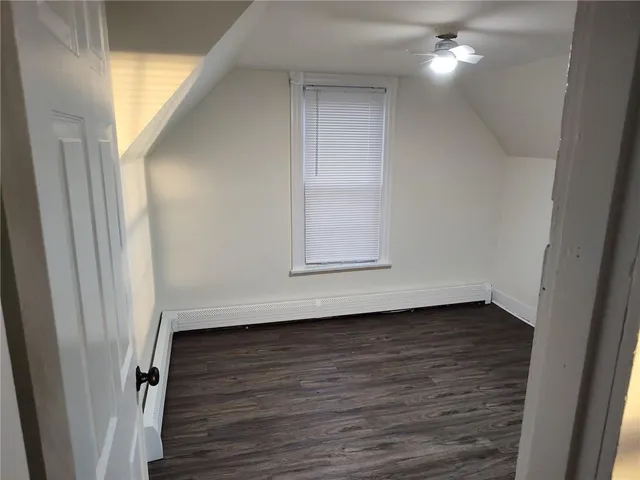 a wooden floor in a room