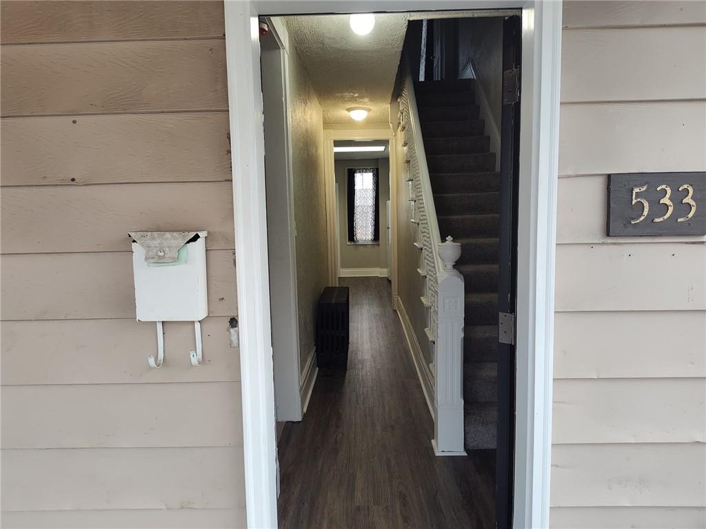 533 3rd Street Pitcairn, PA 15140 - Photo 5 of 37 a view of hallway with stairs