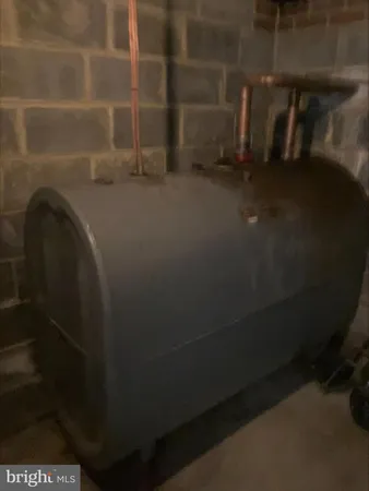 a view of water heater room