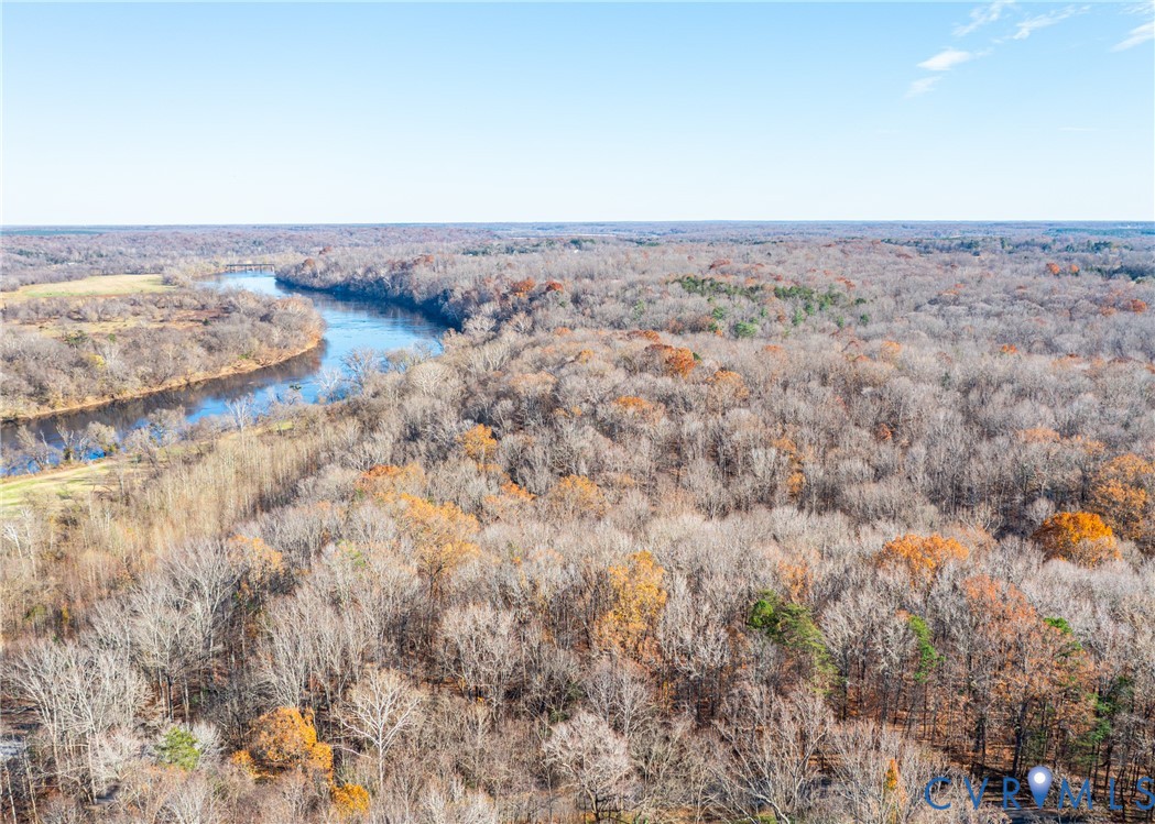 176 Ampthill Road Cartersville, VA 23027 - Photo 11 of 22 an aerial view of house with yard and mountain view in back