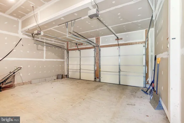 a view of a room with storage