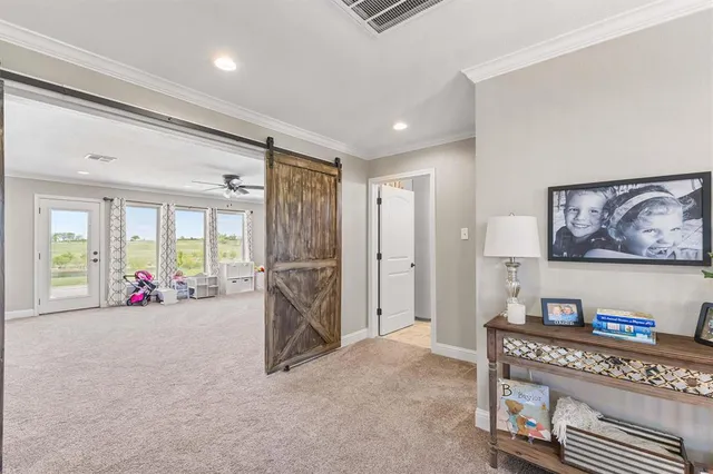 a view of livingroom with furniture and wooden floor
